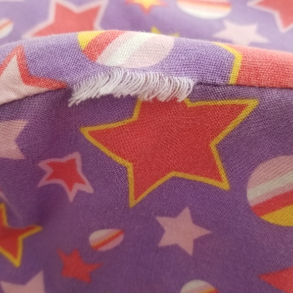 Hub-A-Dub-Scrubs | Planets And Stars Plus Size Snap Front Scrub Top - Picture 11 of 11